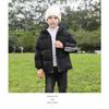 Autumn and Winter Children's Cotton Jackets, Thick Hooded Jackets for Boys and Girls, Down Cotton Jackets, Short Children's Clothing