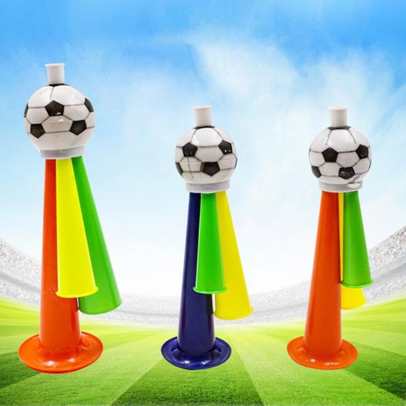 Set Of 10 Colorful Stadium Horns Random Color Soccer Fan Trumpet For Football Game And Group Gatherings