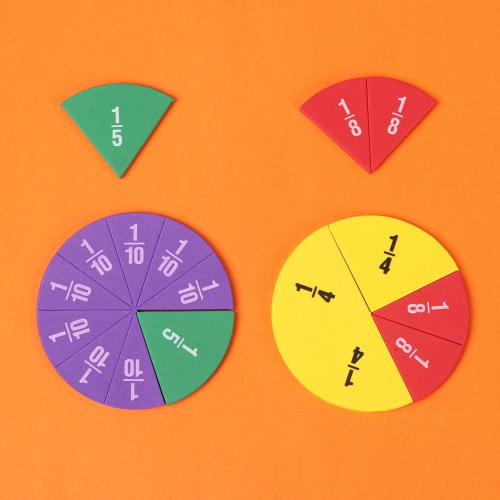 Math Teaching Toy Montessori Educational Fraction Instrument Demonstrator Fraction Educational
