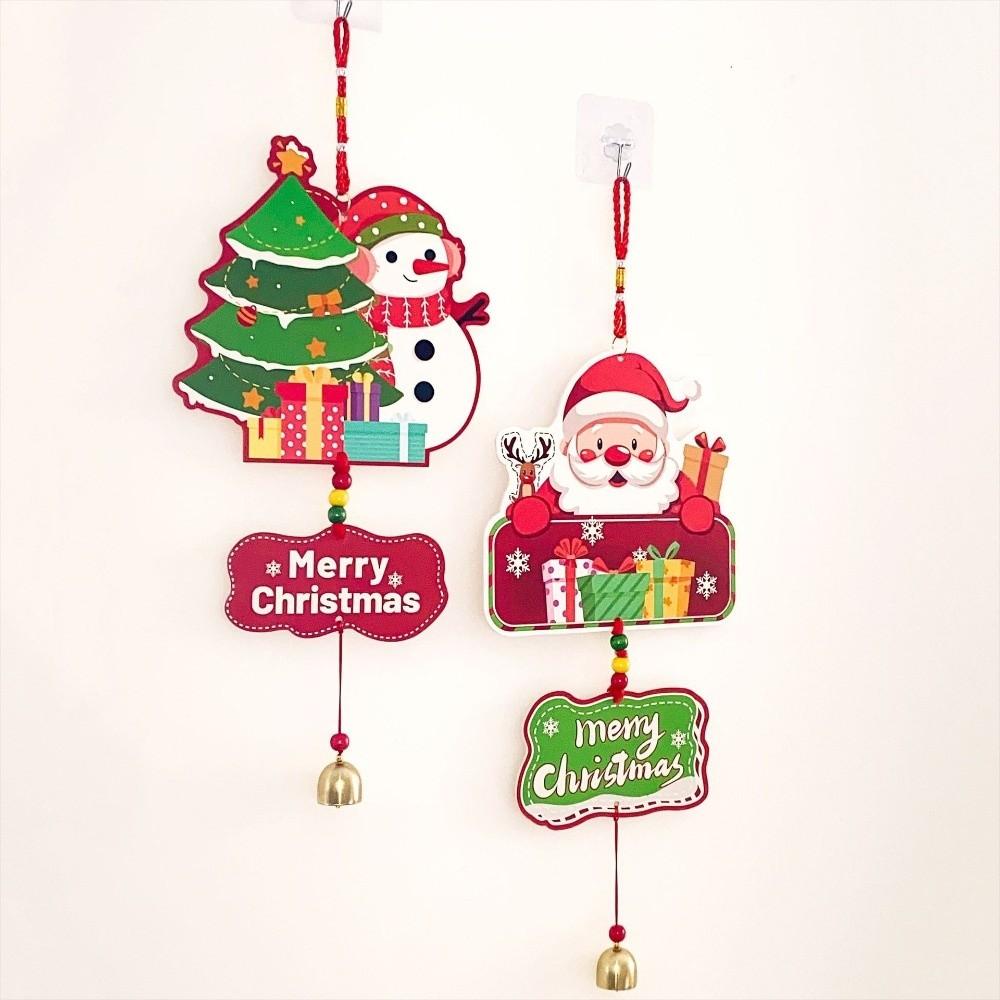 Weihnachtsdekoration Weihnachtsmann Weihnachts-Hängeanhänger 45cm Papier Weihnachtsbaumschmuck Metall Schneemann Türhänger Feiertag Zuhause
