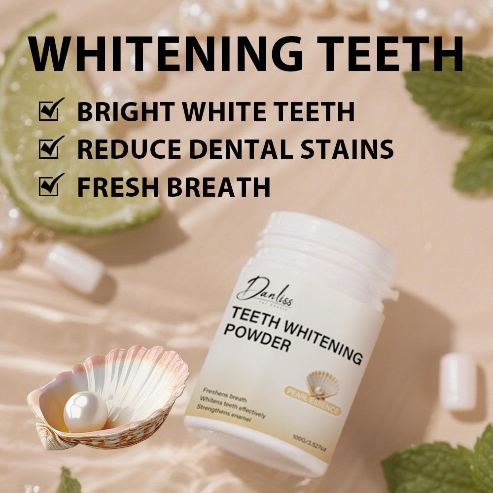 Teeth Whitening Powder-Clean Teeth And Freshen Breath-Strengthens Enamel-100g
