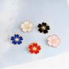 Creative Cartoon Cherry Blossom Alloy Brooch For Fashionable Floral Decoration