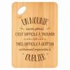 Cutting Board - PLANETEE - Rectangular - Bamboo - 30 X 20 X 1 Cm - Hole 24 Mm