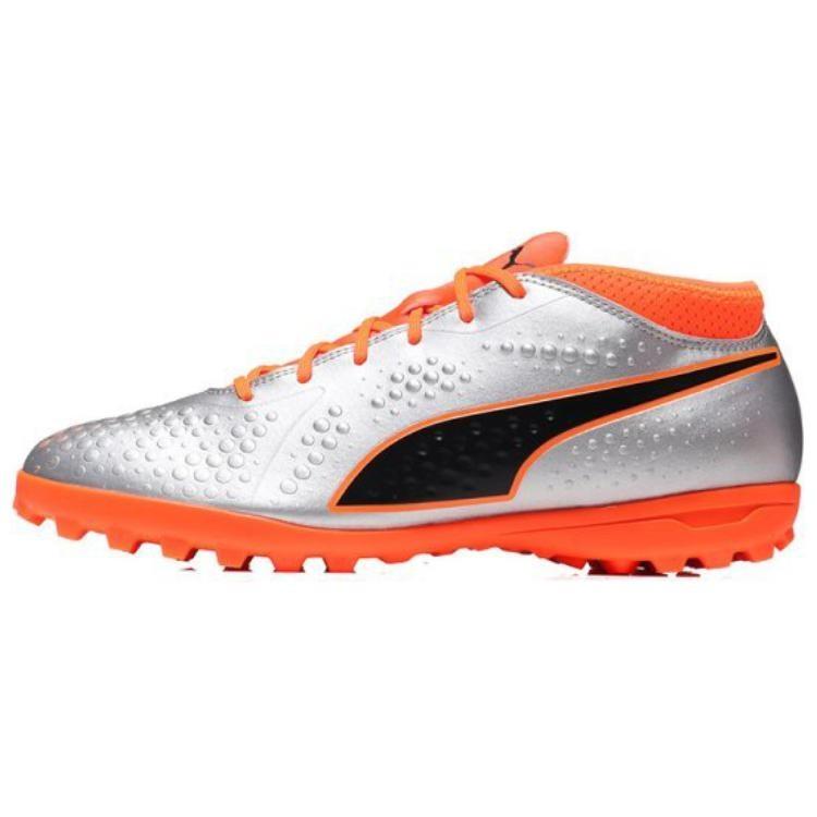 PUMA One 4 Syn TT  Silver Orange  Men s 104751-01 EU 44.5