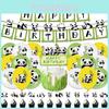 Assorted Theme Birthday Party Balloon Set Includes Flags Cake Toppers And Balloons European Style Decorations 12inch Size