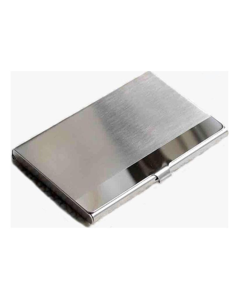 Kartenhalter Edelstahl Silber Aluminium Kreditkartenetui Damen Geldbörsen Nueva Herren ID Kartenbox Cartao De