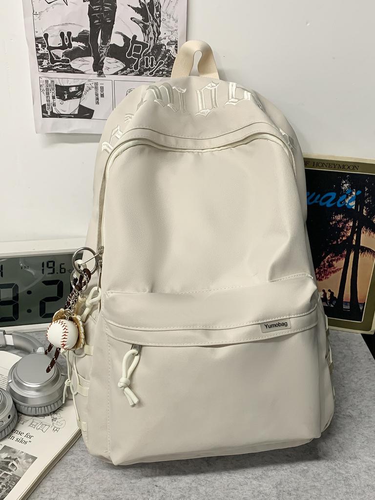 Schoolbag School Bag Junior High School Male High School Student College Student Fashion Simple Versatile Backpack Female Simple College Style 