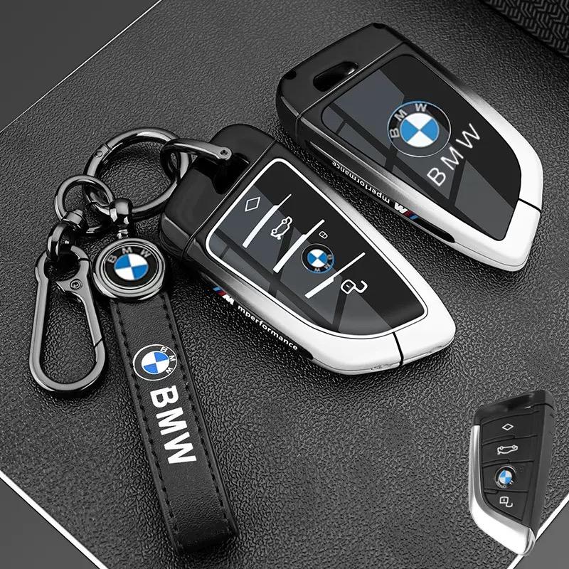 Zinc Alloy Car Key Case Cover Shell Bag For BMW 1 2 3 4 5 6 7 Series X1 X3 X4 X5 X6 X7 F20 G20 G30 G05 G11 F15 F16 G01 G02 F48