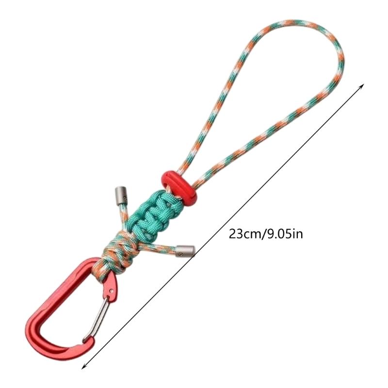 Täglicher Clip für Camping-Rucksack, Haken mit Kordel zum Befestigen von Flaschen, Hut und kleinen Wanderutensilien zur Aufbewahrung im Camp täglich