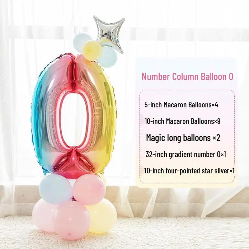 Złote Balony z Cyframi na Urodziny i Imprezy