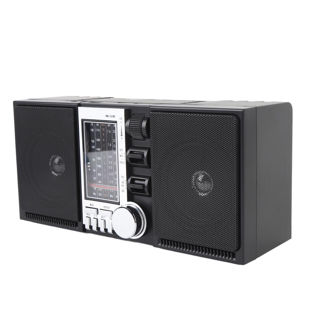 AM FM SW Radio mit Bluetooth-Lautsprecher Stereo Tragbares Kurzwellenradio Lange Spielzeit Wiederaufladbar