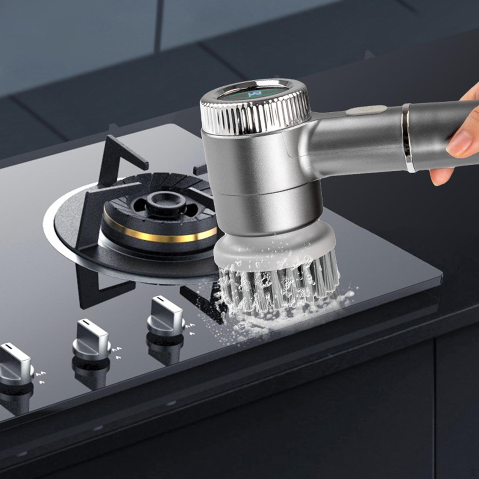 

Electric Cleaning Brush Scrubber,Waterproof,3 Speeds,Lightweight,Bathroom Scrubber Pot