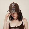 Niche trendy high street personalized baseball cap ripped male and female couples street hip hop soft top embroidered cap