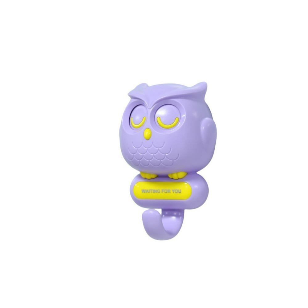 2pcs Self-adhesive Animal Decorative Hook Cartoon Wall Shlef Hanger  Storage Rack