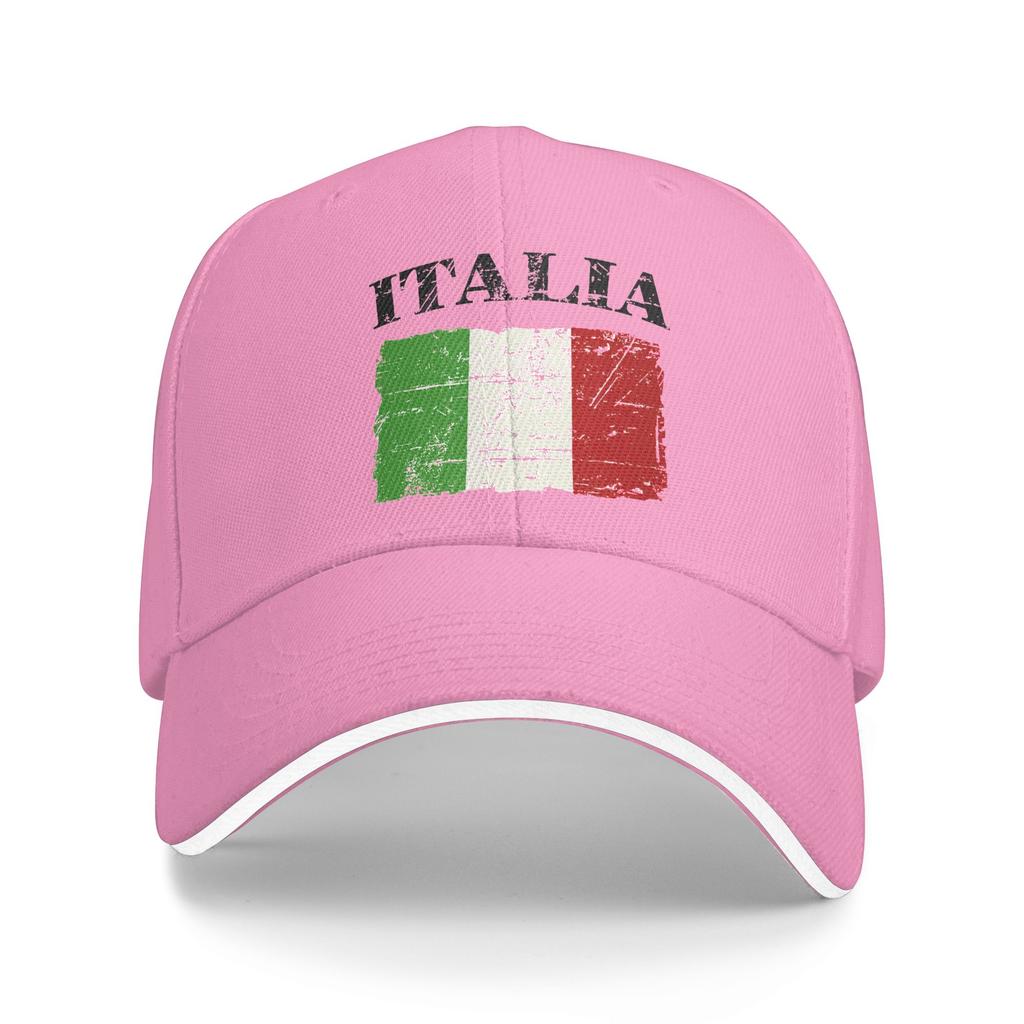 Unisex Italian Vintage Flag Italy Italia Outdoor Hat Trucker Cap Casual Baseball Cap Sports Sunshade