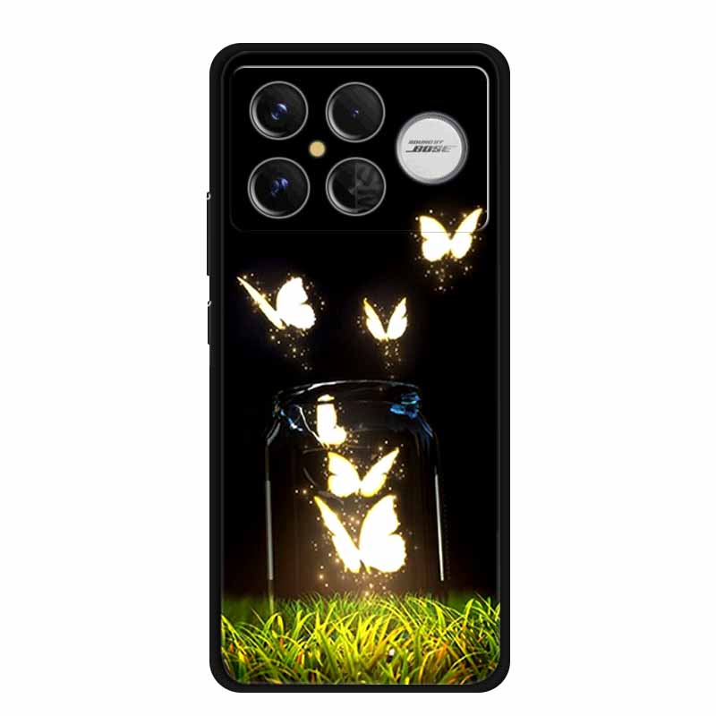For Redmi K90 Pro Max Case Flowers Soft Silicone TPU Phone Cases for Xiaomi RedmiK90 Pro Max Shockproof Animals Protective Cover