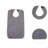 Adult Bib Eating Cloth Adjustable Neck Large Portable Machine Washable Reusable Clothing Protector
