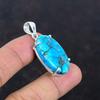Tibetan Turquoise Pendant Genuine Gemstone Jewelry Antique Pendant 925 Sterling Silver Pendant Handmade Birthstone Pendant Anniversary Gifts