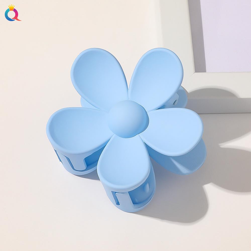 Spring Summer New Candy-colored Grab Clip Sweet Flower Hair Card Girls Fashion Headwear Women Elegant Sexy Hairpin Shark Clips
