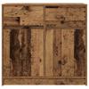 Sideboard with Drawer Rustic Wood Look 80 x 34 x 76 cm Engineered Wood