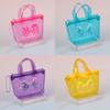 Pvc Girl Heart Butterfly Knot Mini Coin Purse With Waterproof Storage For Casual Use