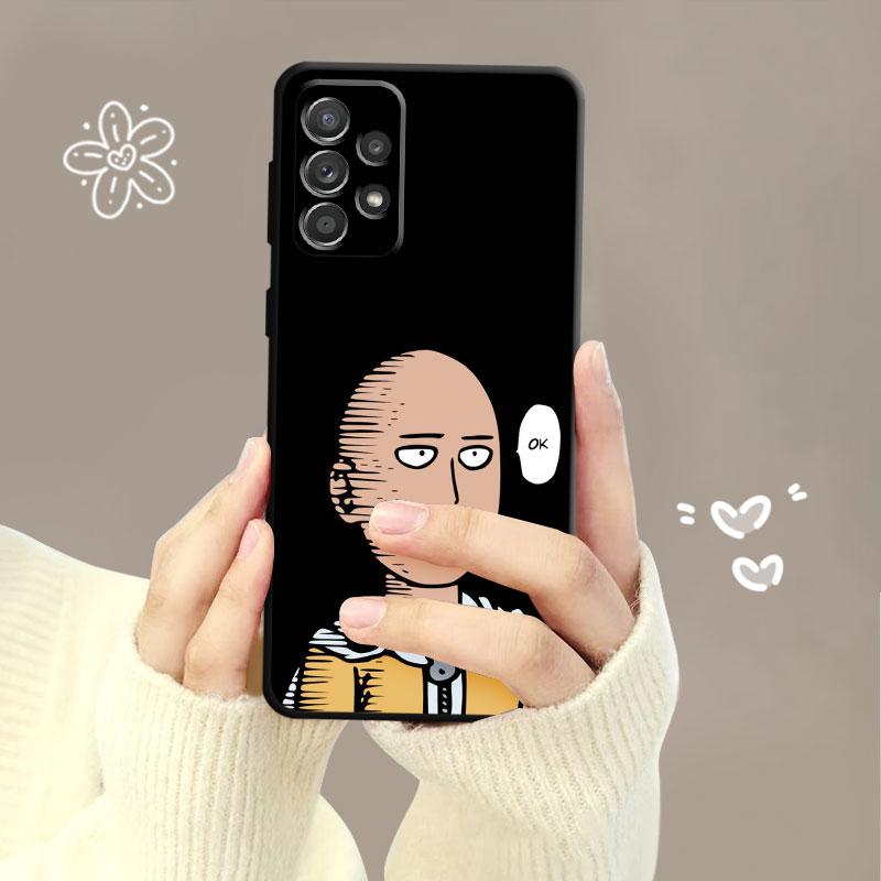 Husa de telefon One Punch Man Saitama pentru Samsung Galaxy A14 A73 A53 A71 A51 A31 A33 A22 A12 A21s A13 A32 A52s A72 A52 A23