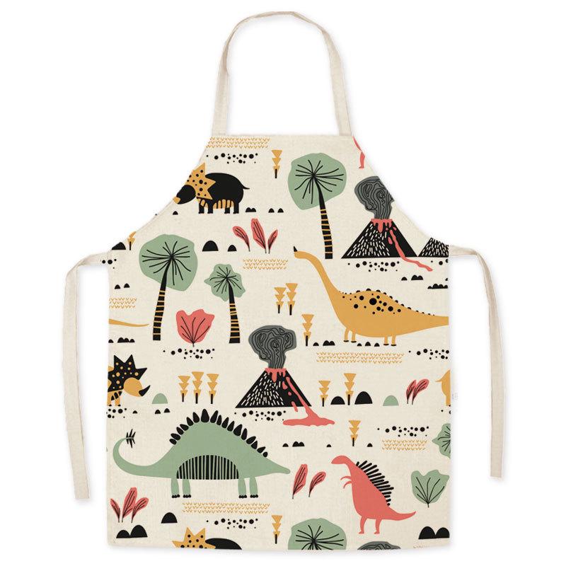 Logo Printed Kitchen & Catering Apron for Supermarkets and Milk Tea Shops