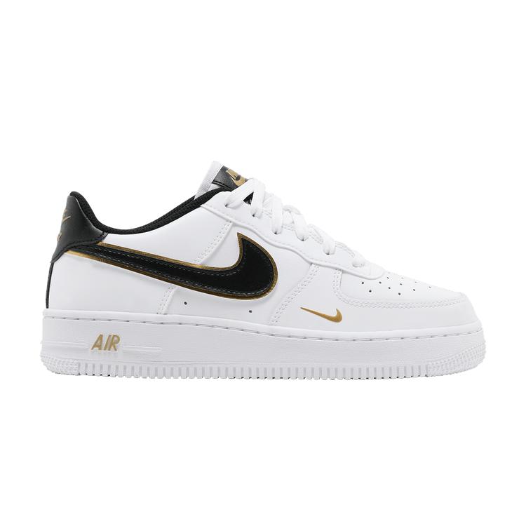 Nike Air Force 1 LV8 GS White Metallic Gold 36