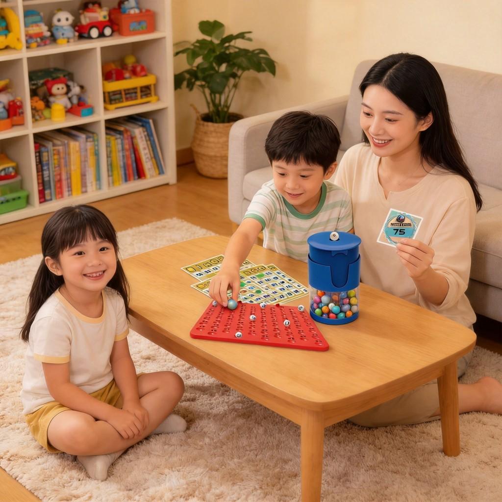 Bingo Lucky Draw Machine For Family Game Night And Child Interactive Play