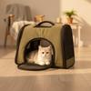 Cat Carrier Foldable Rectangular Pet Travel Bag Breathable for Everyday Outings