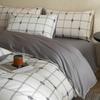 High-Grade Minimalist Long-Staple Cotton 4-Piece Bedding Set - All-Season Pure Cotton Sheets & Duvet Covers for Master Bedrooms