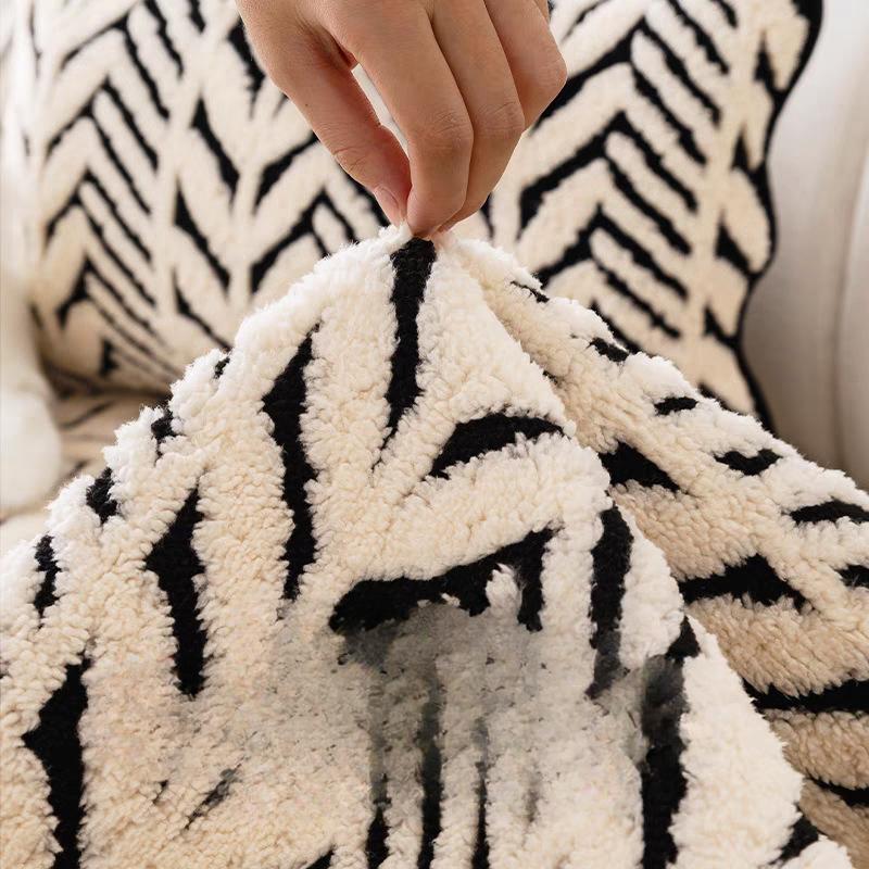 1PC Fall/Winter Soft Sofa Cushion Sofa Cover Slipcover, Suitable for 1-4 Seater and Split Sofa - The Perfect Home Decor Gift, Retro Style