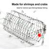 Crab Catching Tool Lure Trap Stainless Steel Bait Cage Fish Cage Feeder Fishing Tackle Suitable Crab Shrimp Crawfish Trap Cage