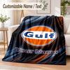 Personalisierte Flanelldecke Golf-Print Warme Kuscheldecke Zuhause Sofa Bettwäsche