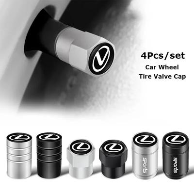 Car Wheel Tire Valve Cap Tire Airtight Cover Accessories For ES RX NX LS IS250 RX350 LS500 IS300 LX600 NX260 CT200 GS450h