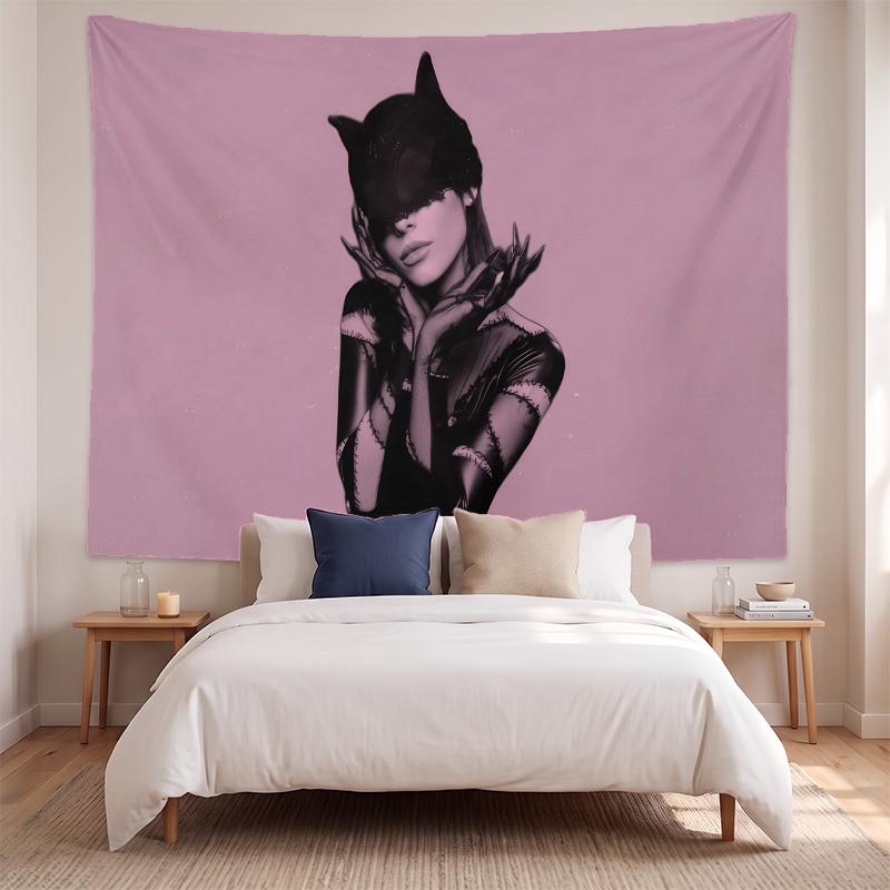 Ariana Grande (43) Künstlerisches Wandbehang-Gobelin für Haus Schlafzimmer Wohnzimmer Dekor Tolle Geschenkidee