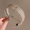 Elegant Wide Brim Hair Hoop Bohemian Style Hair Band High Quality Cross Knotted Headband  for Women