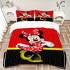 Minnie Mouse Celebration Print 3Pcs Bedding Setduvet Cover With 2 Bedropillowcase Home Birthday Gift