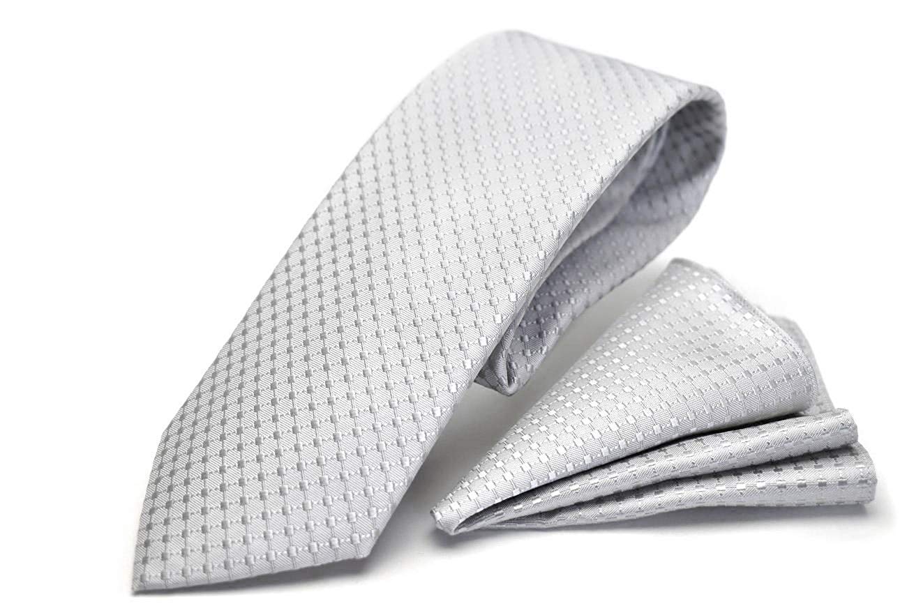 

Комплект галстука и нагрудного платка Michiko London Formal Сделано в Японии (M-CPN-168)