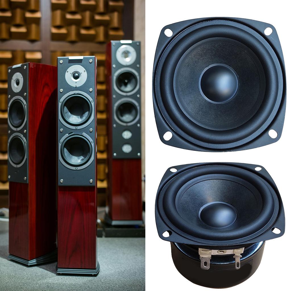Double Magnet Speaker Shock Absorption Metal Rubber Frame 78mm 3in Small Size For Office And Camping