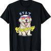 English Cream Golden Retriever Funny Ecgr Puppy Stay Creamy T Shirt