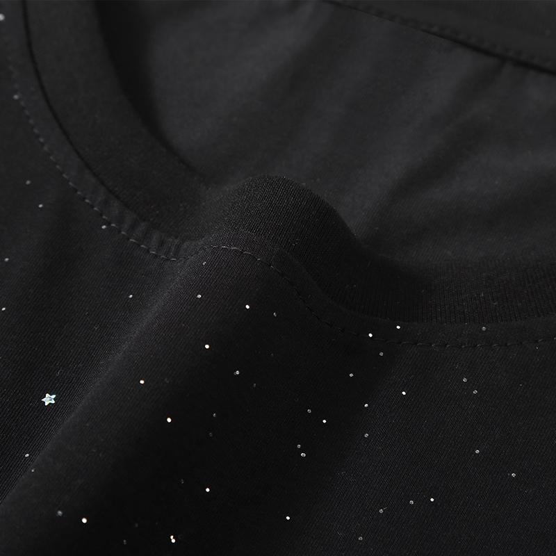 Herren T-Shirts Oversize Fahion Schwarz Weiß Plus Größe 3XL-11XL Kurzarm T-Shirt Sommer