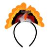 Kreatives Truthahn- und Hähnchenbein-Stirnband für Thanksgiving- und Halloween-Partys
