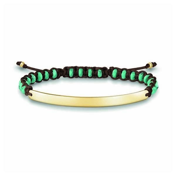 Bracelet Femme - Thomas Sabo - LBA0056-896-17 - Argent - Vert - 14,5-21 cm