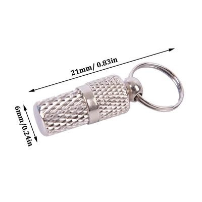 Metal Screw Lost Dog Cat Pet Id Identity Address Tag Collar Barrel Label Tube