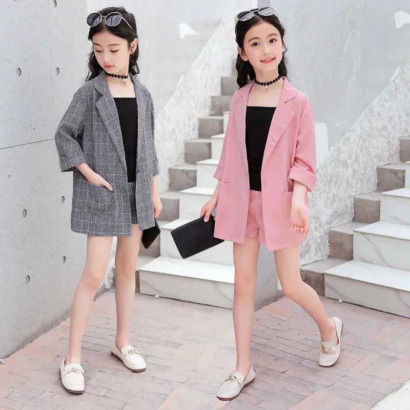 Summer Jackets Korean Style Small Suits 