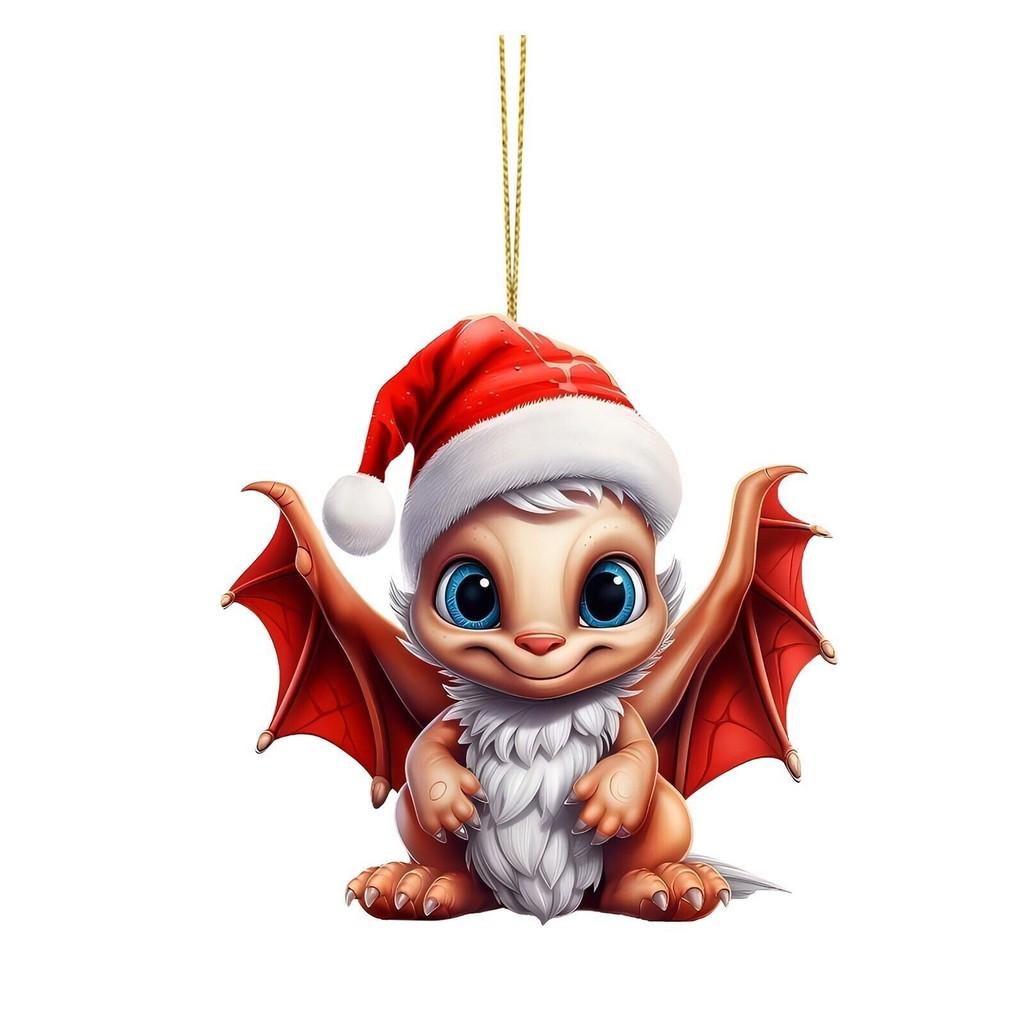 Acrylic Dragon Festive Car Accessories For Charming Christmas Home Decorations