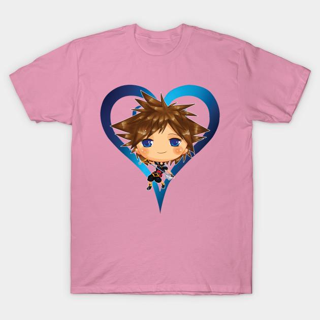 T-Shirt Damen Chibi Sora Harajuku Print Kawaii T-Shirt Sommer Kurzarm Damen T-Shirt Top Tee