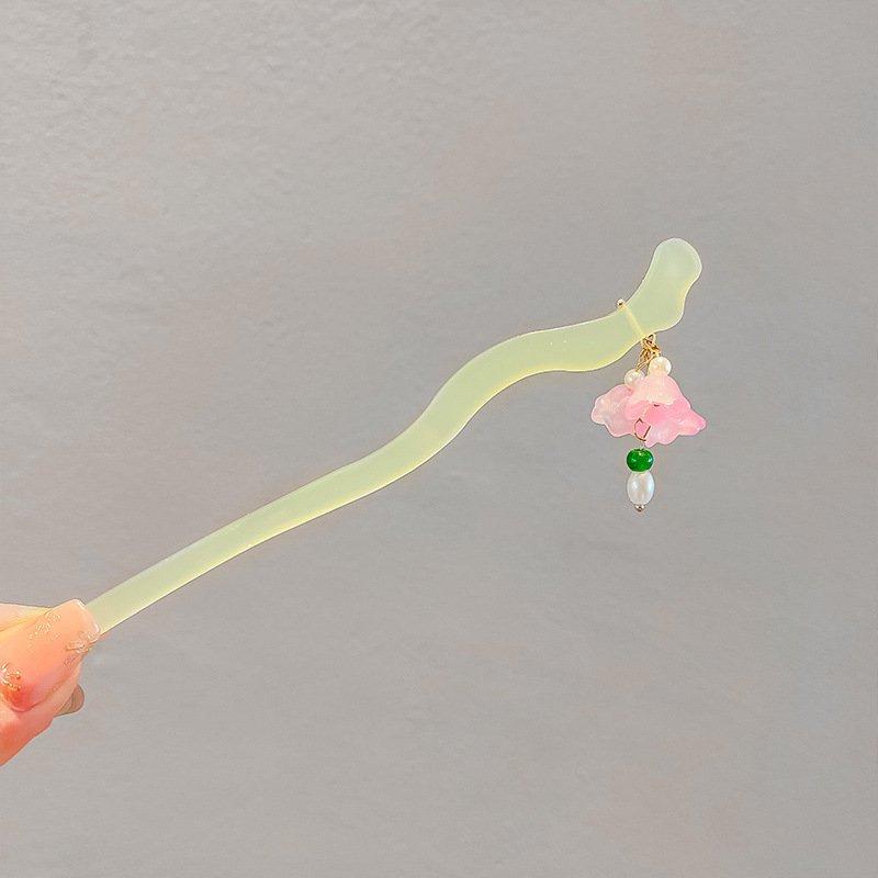 Ancient Style Hanfu Tassel Hairpins for Girls - Chinese Costume Hair Accessories