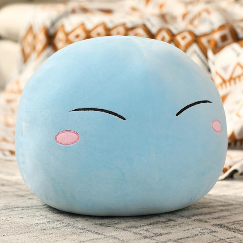 28/45/55cm Rimuru Tempest Plush Toys Anime That Time I Got Reincarnated As a Slime Throw Pillow Back Cushion Soft Gift For Boys